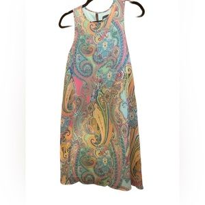 Tommy Hilfiger Paisley Sleeveless Dress ~ Size 6